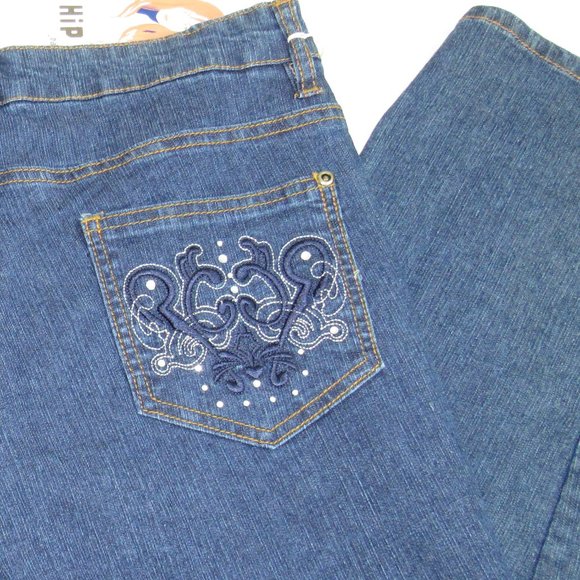 NWT Hip Jeans Size 20 Women Bluejeans Straight Leg - Picture 1 of 6